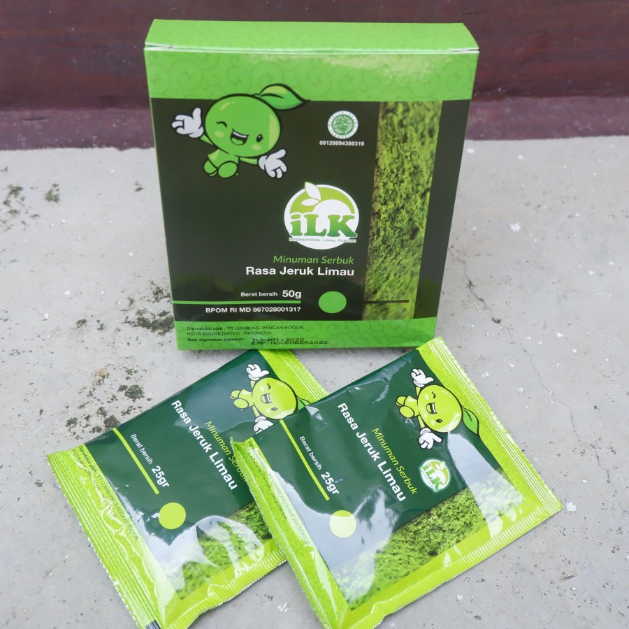Jual ILK Limau Kasturi Original Sachet Warna Hijau 1 Box (2 Sachet