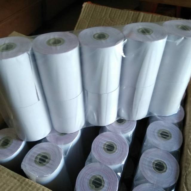 Jual Kertas Struk NCR 2 ply - rangkap 2 - 10 roll | Shopee Indonesia