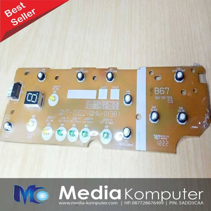 Jual Tombol Panel On/off canon Mp237 used / cabutan | Shopee Indonesia