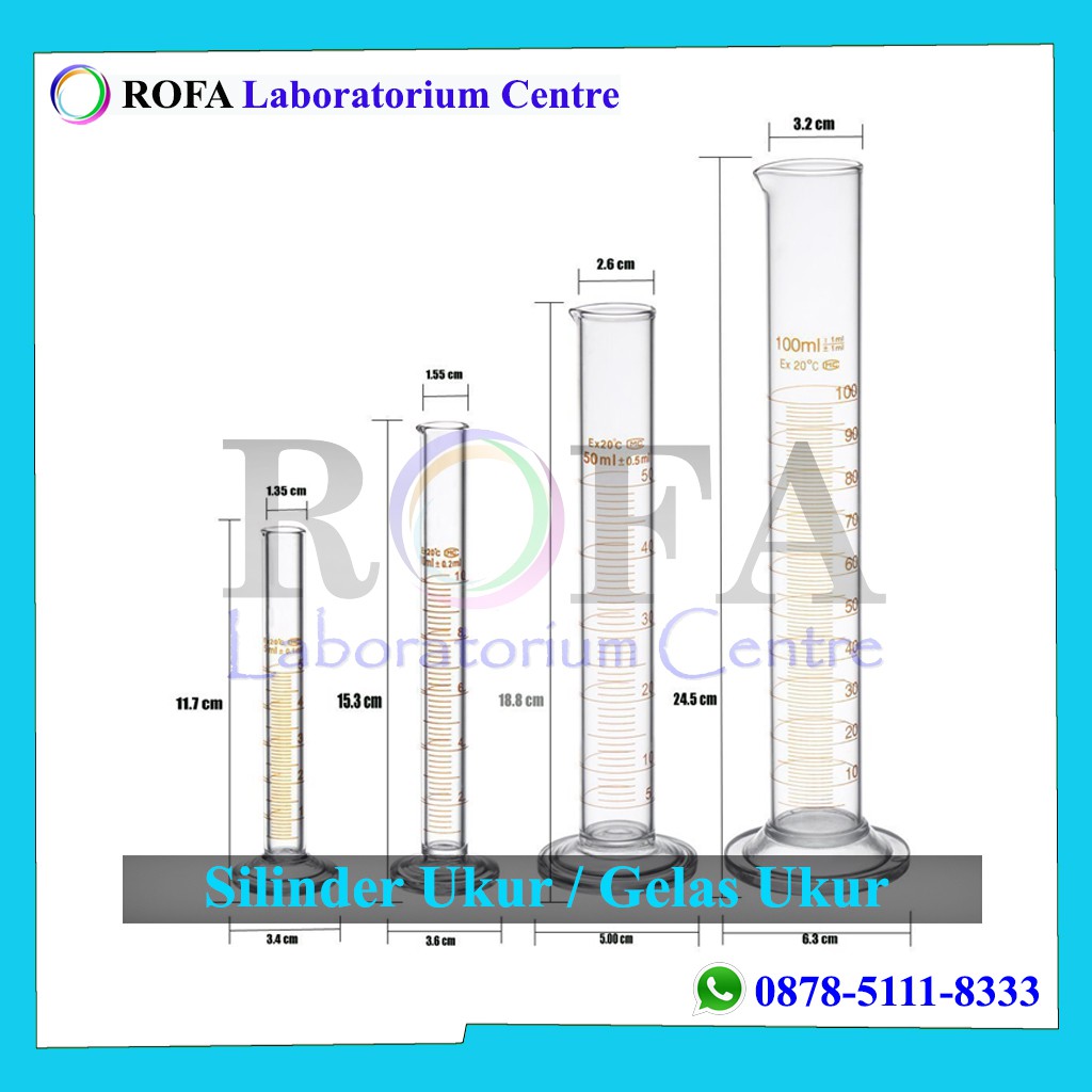 Jual Gelas Ukur Silinder Ukur Measuring Cylinder 100 Ml Shopee Indonesia 6807