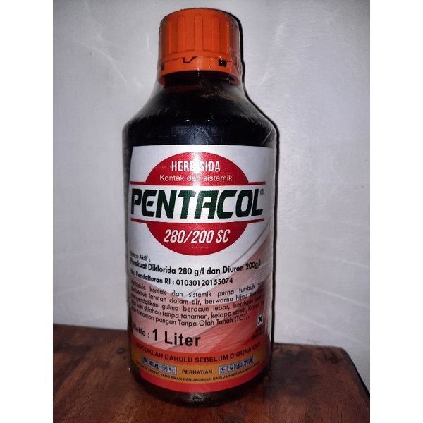 Jual Racun rumput/Herbisida PENTACOL 280/200 SC (parakuat+diuron ...