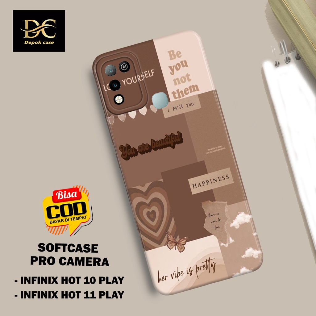 casing hp infinix hot 11 play aesthetic