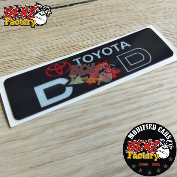 Jual STICKER MINI 3D TOYOTA D4D | Shopee Indonesia