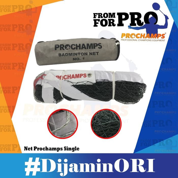 Jual NET PROCHAMP NO 1 NET BADMINTON ORIGINAL | Shopee Indonesia