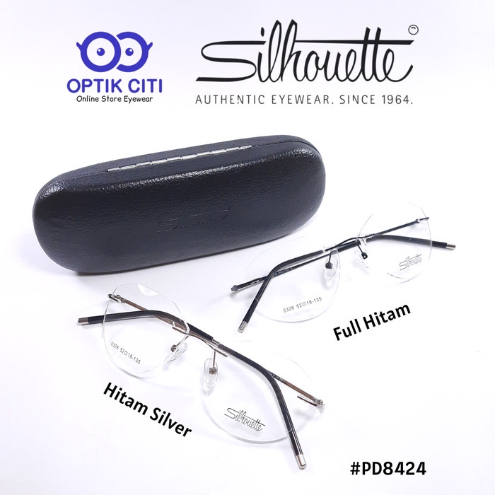 Jual Frame Kacamata Wanita Silhouette 5326 Rimless Bor Sangat Lentur