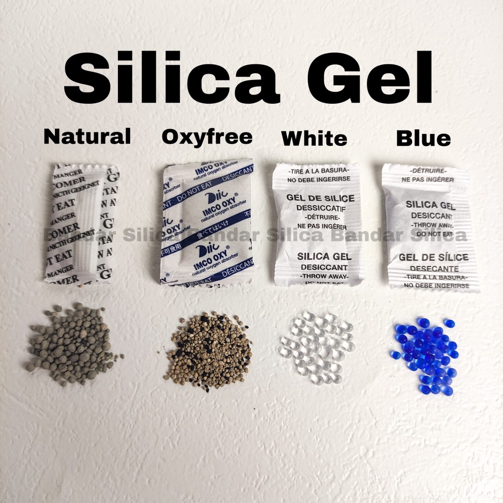 Jual Silica Gel Natural Alami Kg Food Grade Sachet Kertas Kg Isi Kurang Lebih Sachet