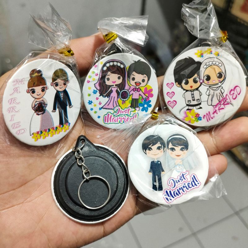 Jual Pack Pcs Souvenir Pernikahan Gantungan Kunci Souvenir