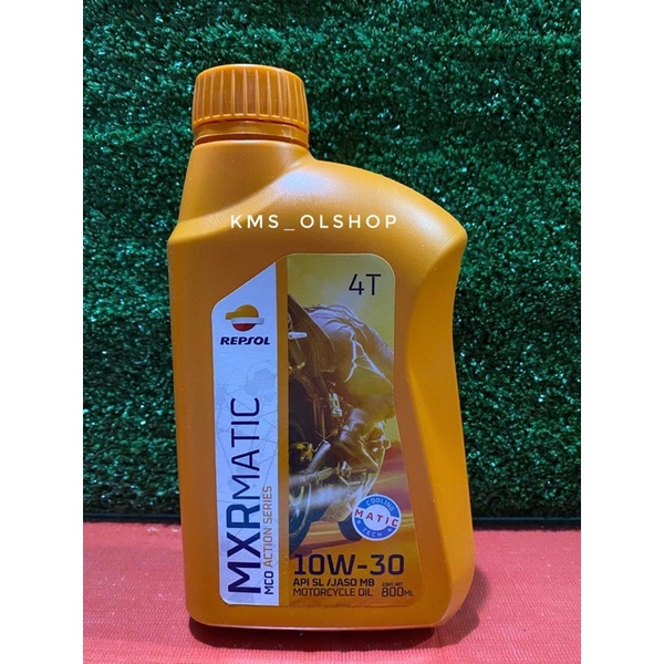 Jual Oli Repsol Moto Matic 4T SAE 10W-30 800ml Oli Mesin Motor Repsol ...