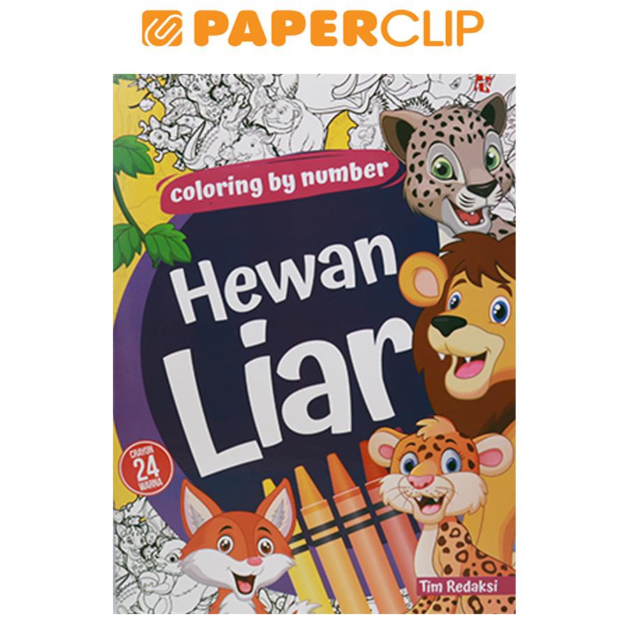 Jual BUKU MEWARNAI COLORING BY NUMBER HEWAN LIAR | Shopee Indonesia
