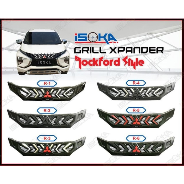 Jual Grill Grille Mitsubishi Xpander Model Rockford Lexus Style Mantap