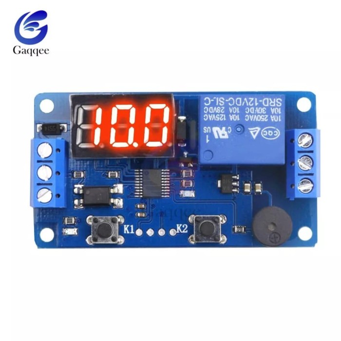 Jual Masak-Timer- Digital Timer Time Delay Relay Led Buzzer Module Dc ...