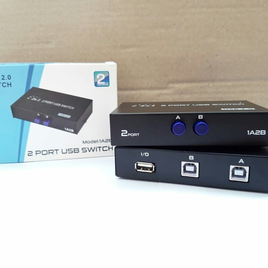 Jual Data Switch Printer Usb 1-2 Manual | Shopee Indonesia