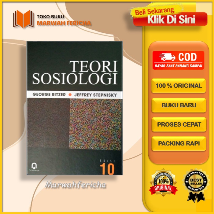 Jual Teori Sosiologi Modern Edisi 10 George Ritzer - Asli original ...