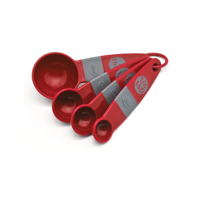 Jual Maxim Tools Measuring Spoon 4 buah Set Merah | Shopee Indonesia