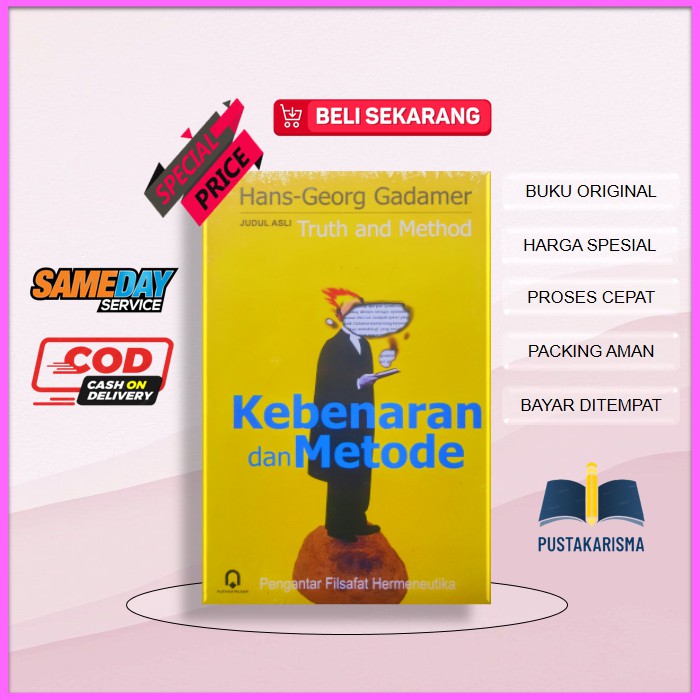 Jual Buku Kebenaran dan Metode / Truth and Method karya Hans-Georg ...