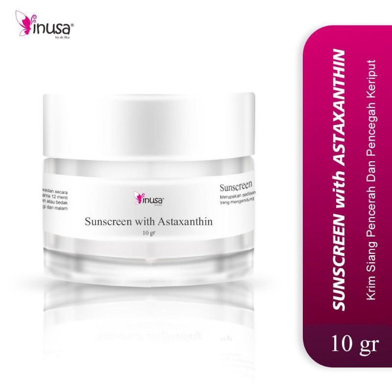 Jual Sunscreen with astaxanthin spf 50/mencegah keriput/mengencangkan kulit wajah Shopee Indonesia