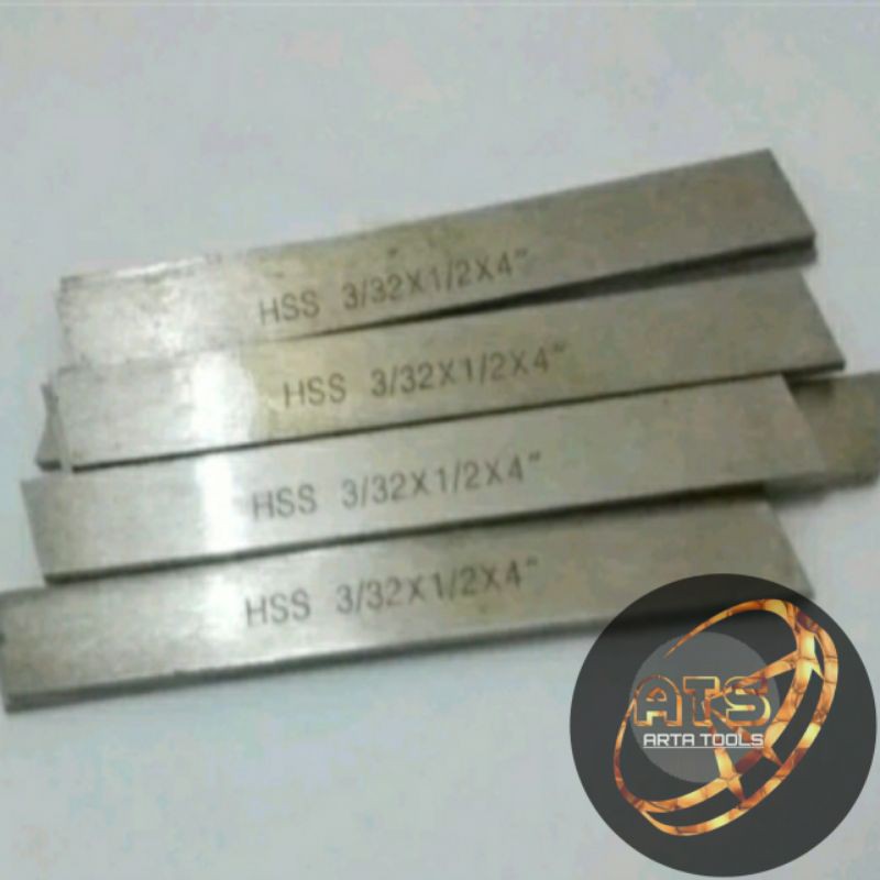 Jual (AT) HSS Pisau Potong Mata Pahat Bubut HSS Rectangular Flat Cut