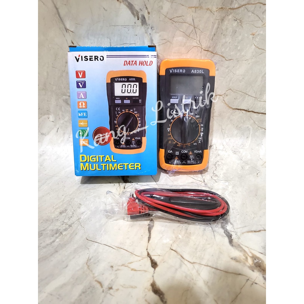 Jual Tester Visero Avometer Digital Multimeter / Multitester Digital ...