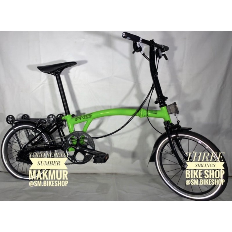 Jual SEPEDA LIPAT ELEMENT PIKES GEN 2 NEON LIME GREEN 16 INCH CHROMOLY ...
