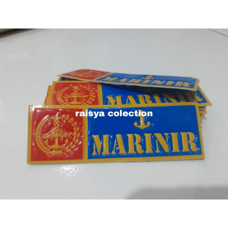 Jual Stiker Plat Nomer Marinir / Stiker Plat Nomer Mobil / Stiker Plat ...