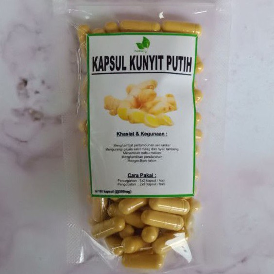 Jual Kapsul Kunyit Putihkapsul Kunir Putih Shopee Indonesia 0095