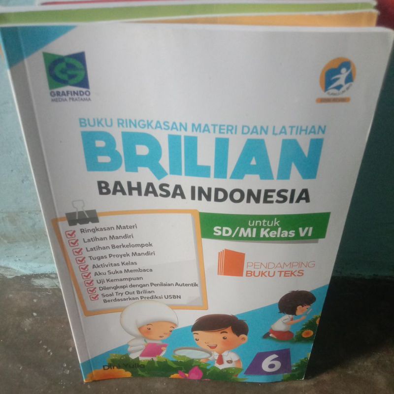 Jual Buku Ringkasan Materi Bahasa Indonesia BRILIAN Kelas 6 Sd | Shopee ...