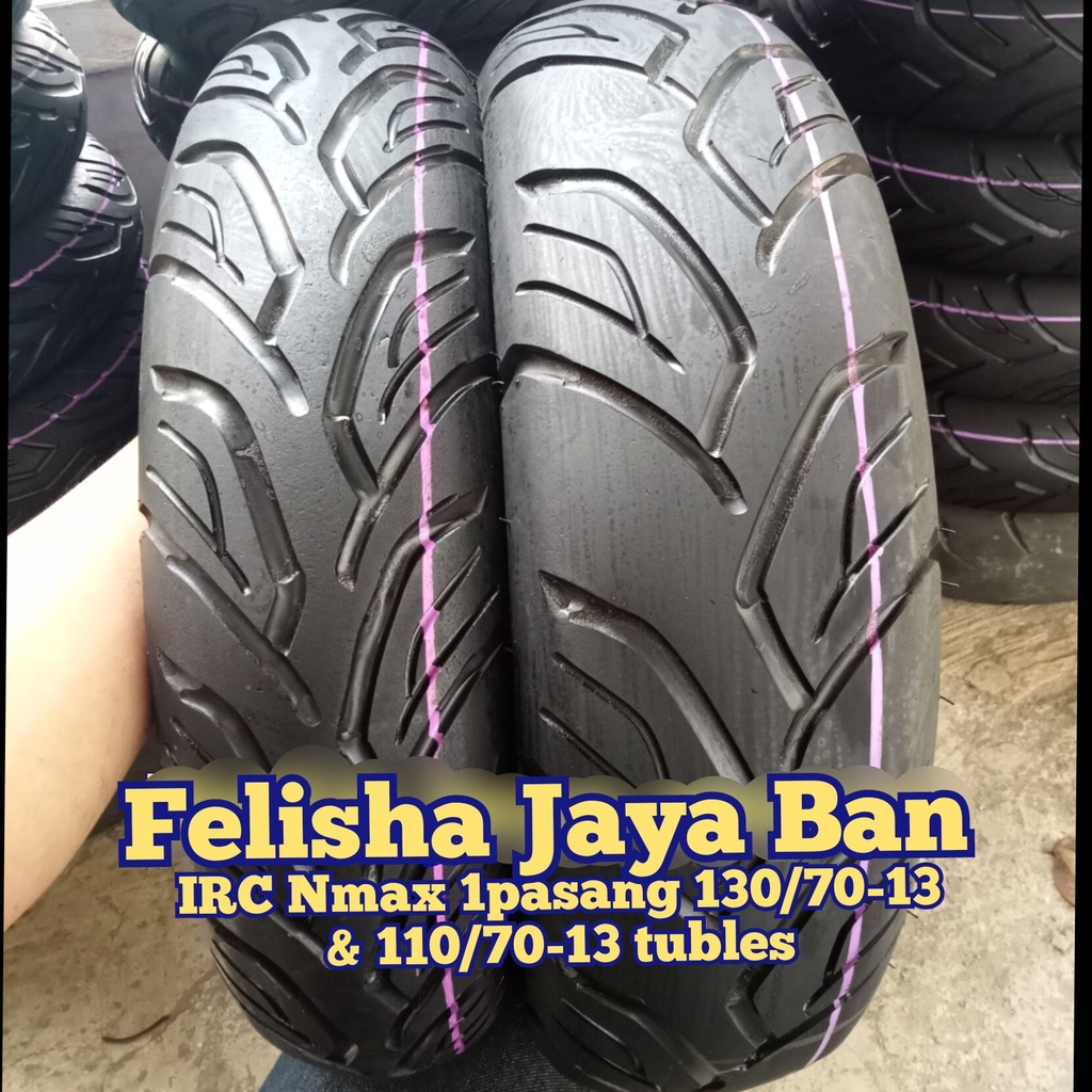 Jual Ban metik Yamaha Nmax 1pasang uk 130/70-13 & 110/70-13 tubles ...
