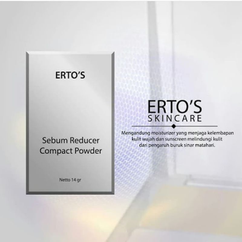 Jual Ertos Sebum Reducer Compact Powder Original bedak ertos ...