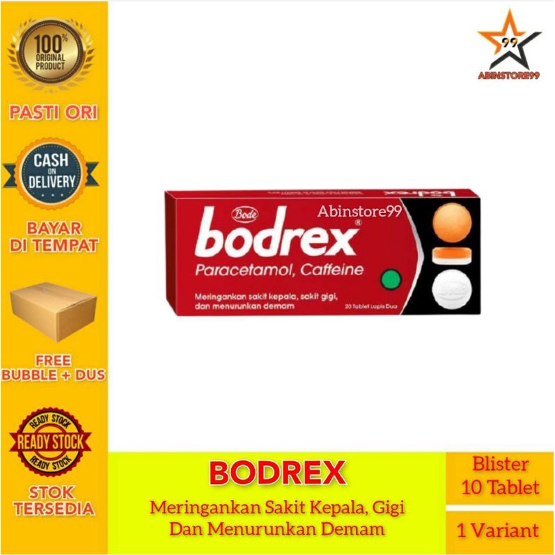 Jual BODREX 1 Strip @10 tablet | Shopee Indonesia