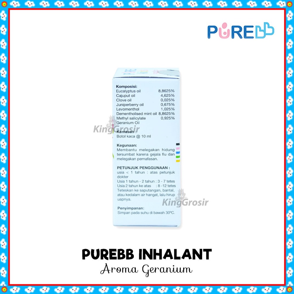 Jual Pure Kids Inhalant 10 ml / Aromaterapi Pilek Dan Hidung Tersumbat ...