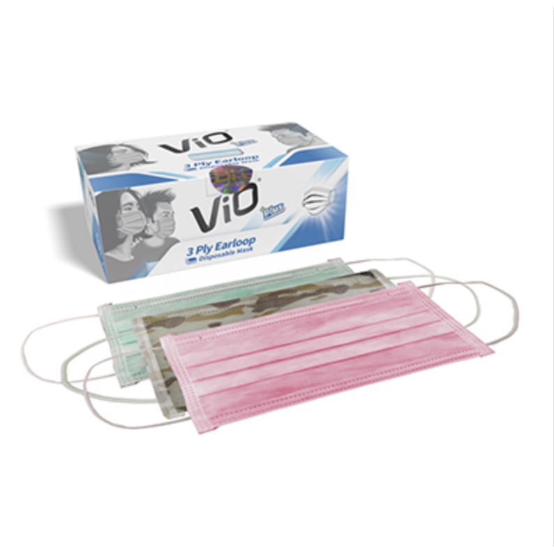 Jual Masker Disposable Vio Plus Earloop isi 50 Pcs | Shopee Indonesia