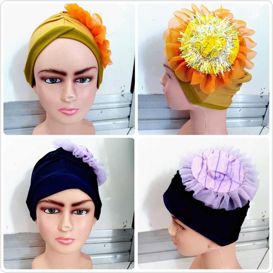Jual Topi Turban Ciput Bayi Bahan Elastis Adem Warna Cerah | Shopee ...