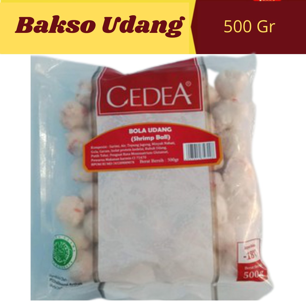 Jual Bakso Bola Udang Cedea Bola Udang Cedea 500 Gr Bakso Udang Cedea