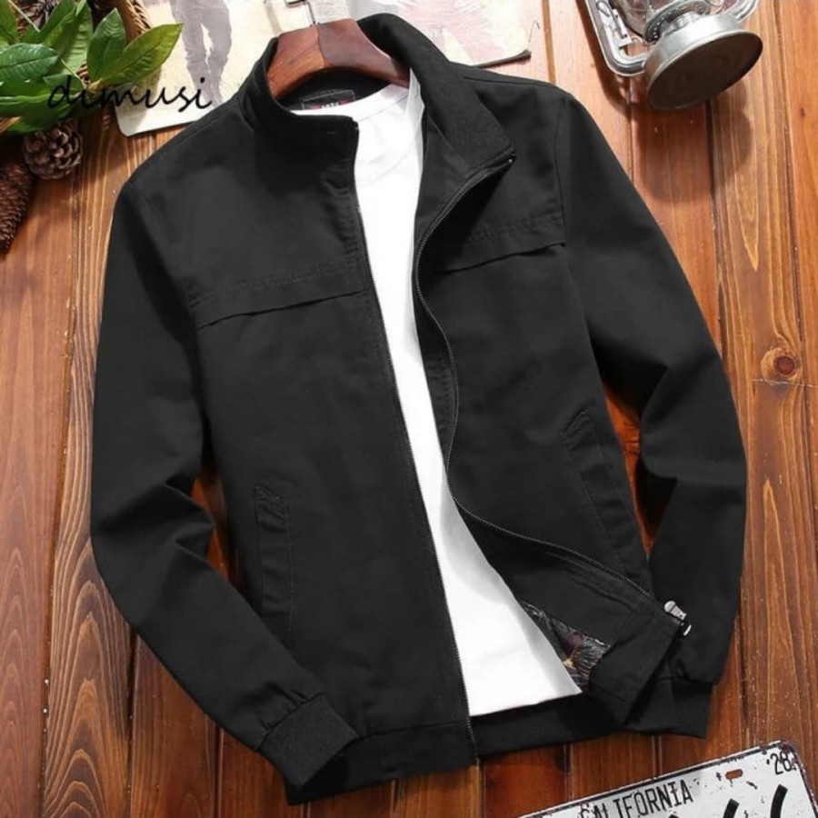 Jual jaket pria casual/jaket pria bahan nyaman | Shopee Indonesia