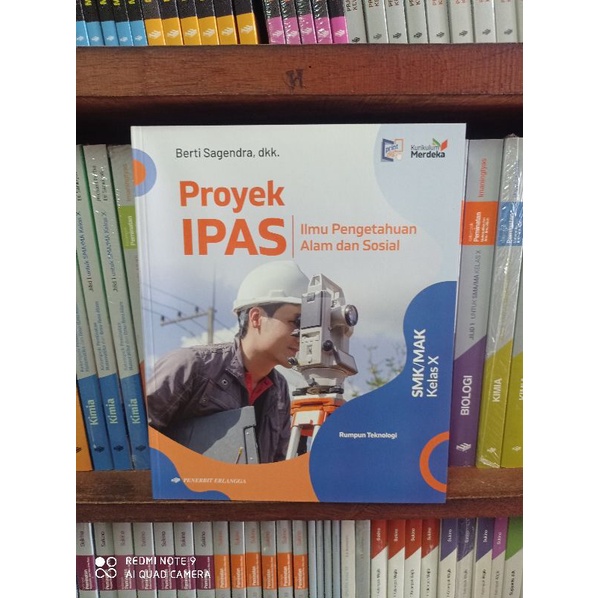 Jual Buku Proyek Ipas Kelas X Smk Rumpun Teknologi Kurikulum Merdeka Erlangga Shopee Indonesia 7679