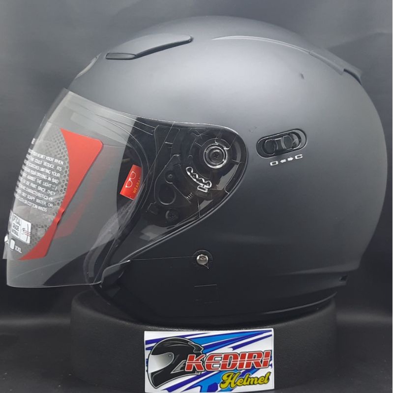 Jual Helm Kyt Dj Maxi Double Visor Djmaxi Black Doff White Red Gun Metal Gorila Grey Shopee