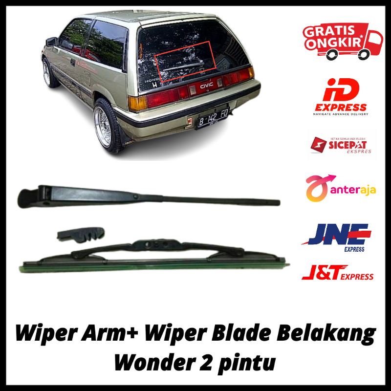 Jual Gagang Tiang Tongkat Blade Arm Karet Wiper Wipper Set Belakang ...
