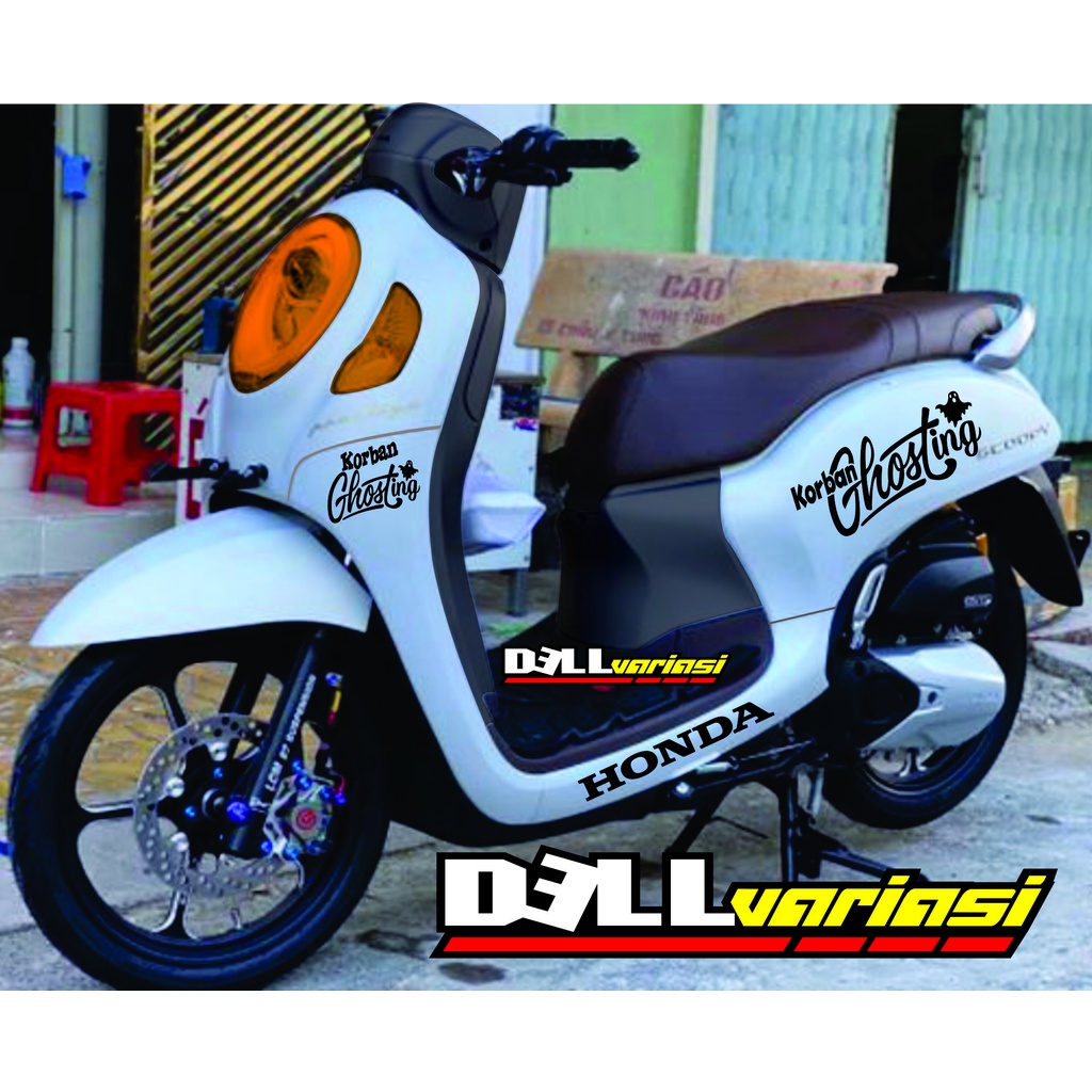 Jual Sticker Scoopy KORBAN GHOSTING / Stiker motor SCOOPY all Scoopy ...