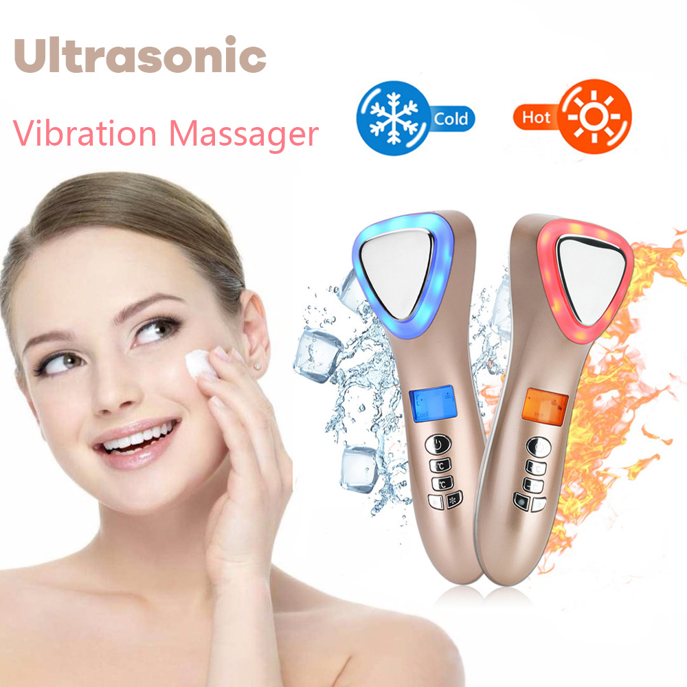 Jual Ultrasonic Cryotherapy LED Hot Cold Hammer Facial Lifting