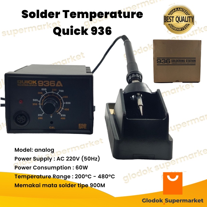 Jual Solder Temperatur Quick 936a Soldering Station Temperature 936