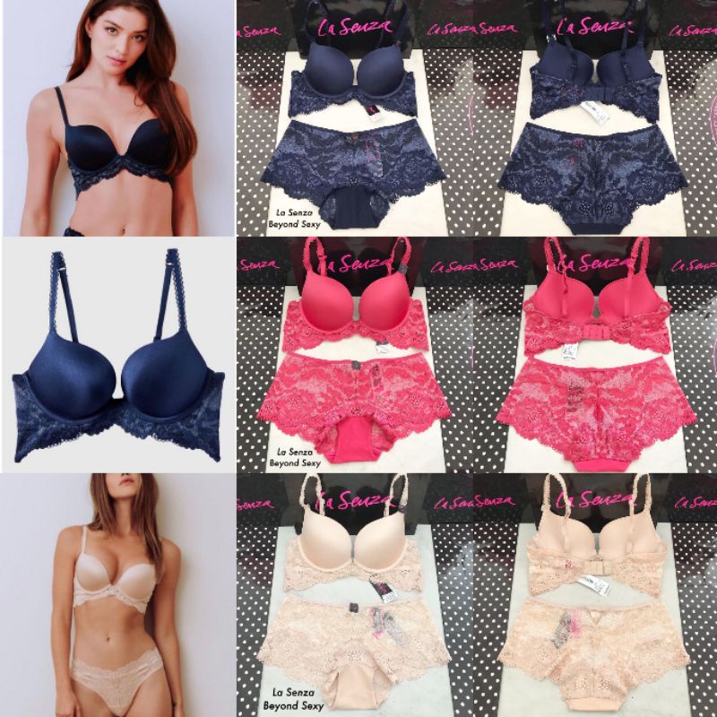 Jual La Senza Beyond Sexy Bra Set Push Up Gel Level 3 32c 36c 36d 11187459 Shopee Indonesia 