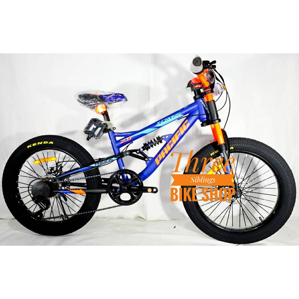 Jual SEPEDA MTB PACIFIC X-CROSS 20 INCH SUSPENSION SHIMANO 7 SPEED ...