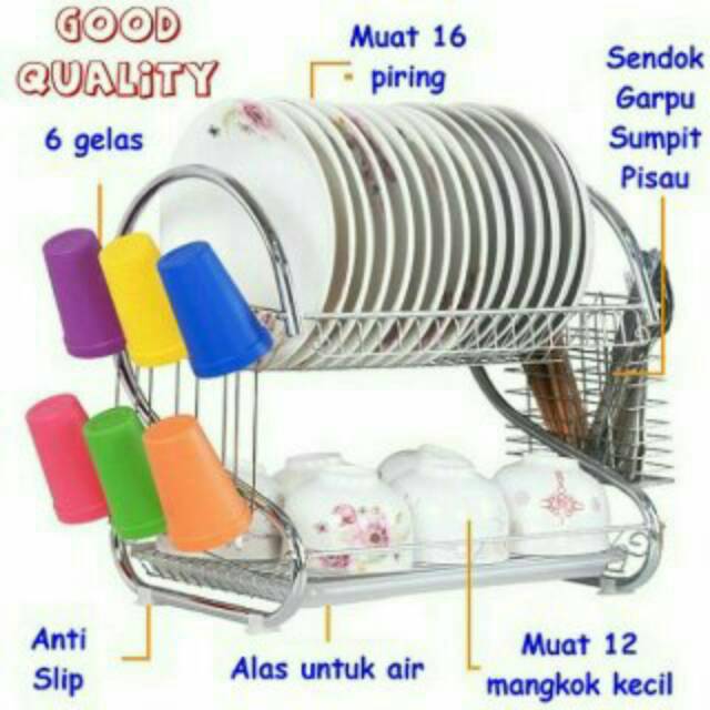 Jual Rak piring cantik simple | Shopee Indonesia