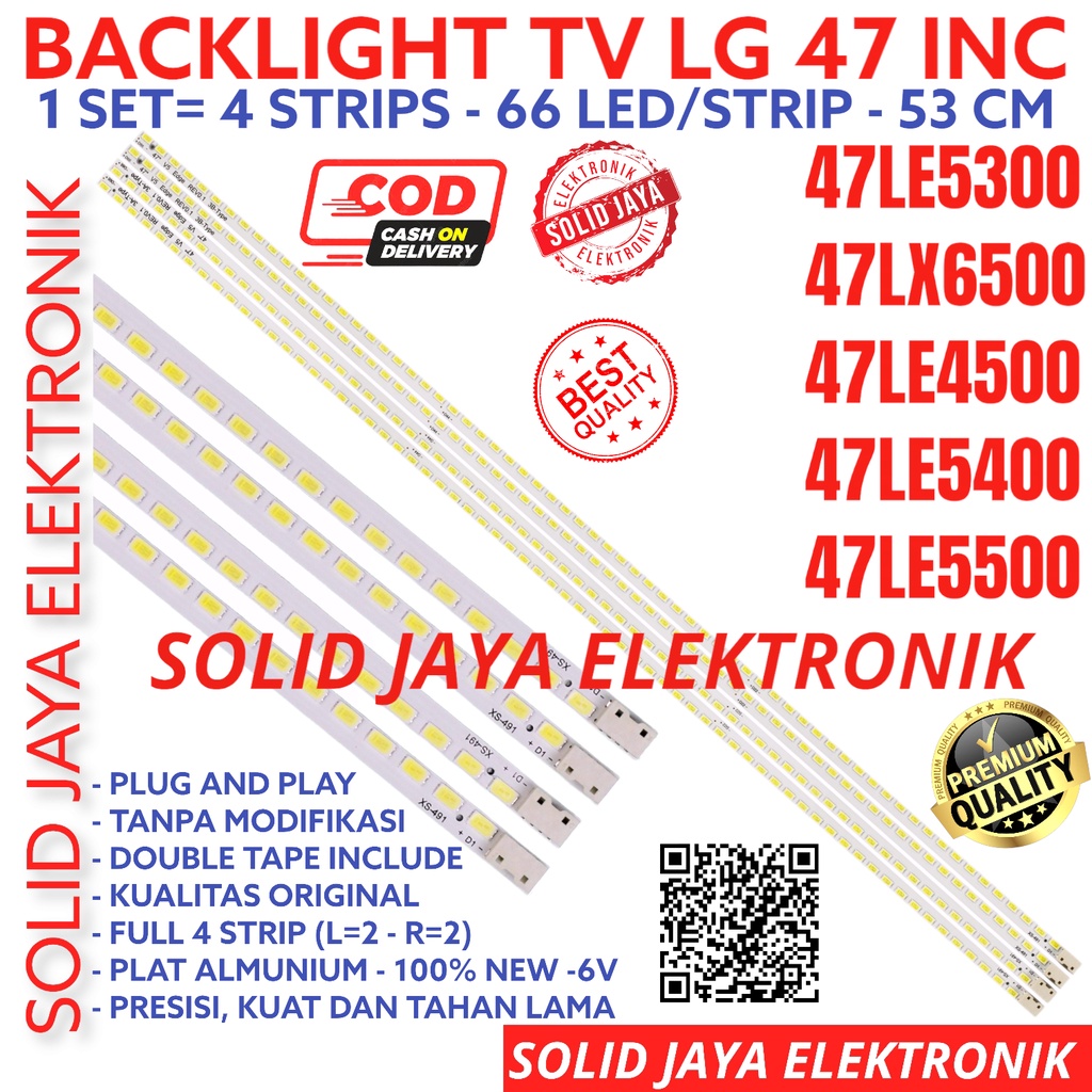 Jual BACKLIGHT TV LED LG 47 INC 47LE5300 47LX6500 47LE4500 47LE5400