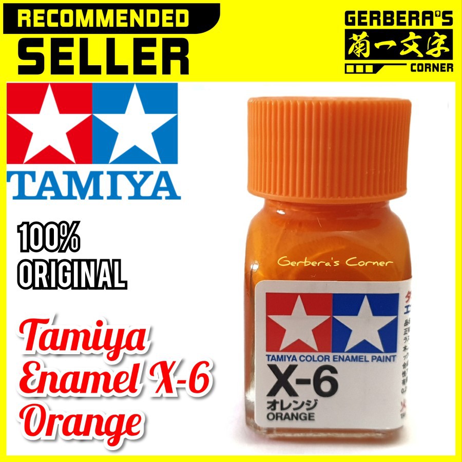 vendita Tamiya colore acrilico lucido 10 ml X-6 ORANGE