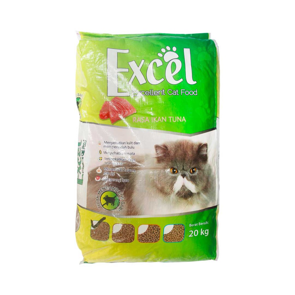 Jual Makanan Kucing Excel 20kg | Shopee Indonesia