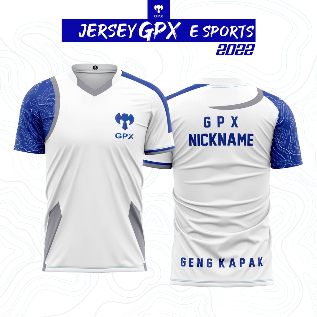 Jual JERSEY GENK KAPAX GPX ESPORTS 2022 Terbaru (free nickname