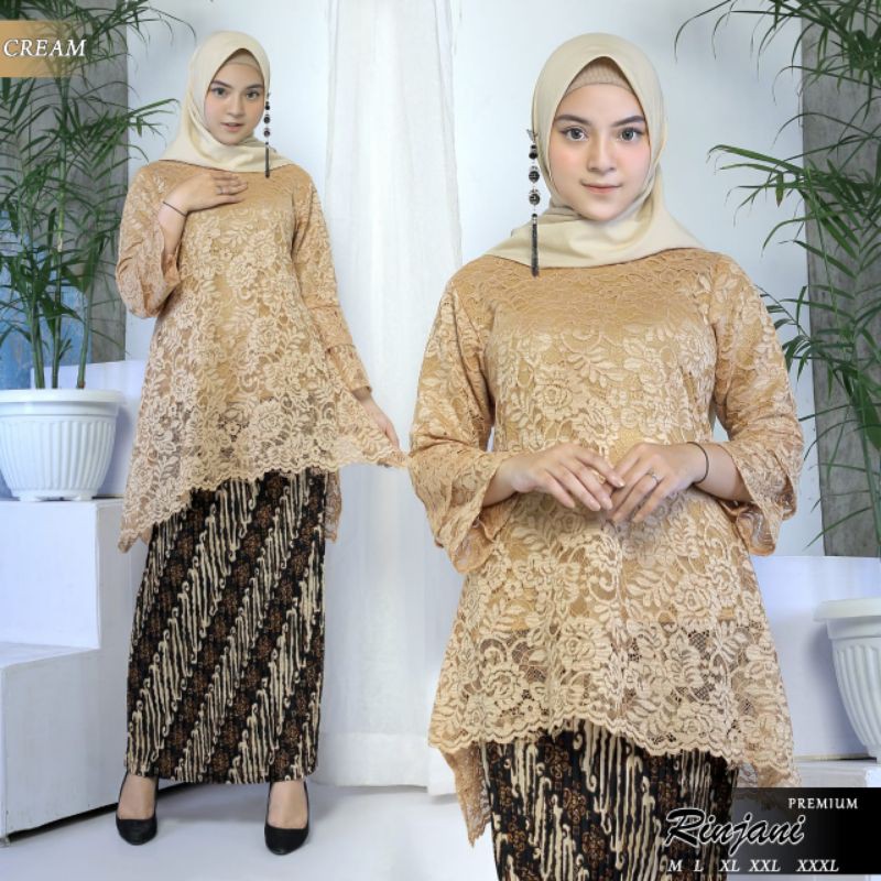 Jual Set Jumbo Ld 130 Kebaya Brokat Jumbo Kebaya Rinjani Big Size