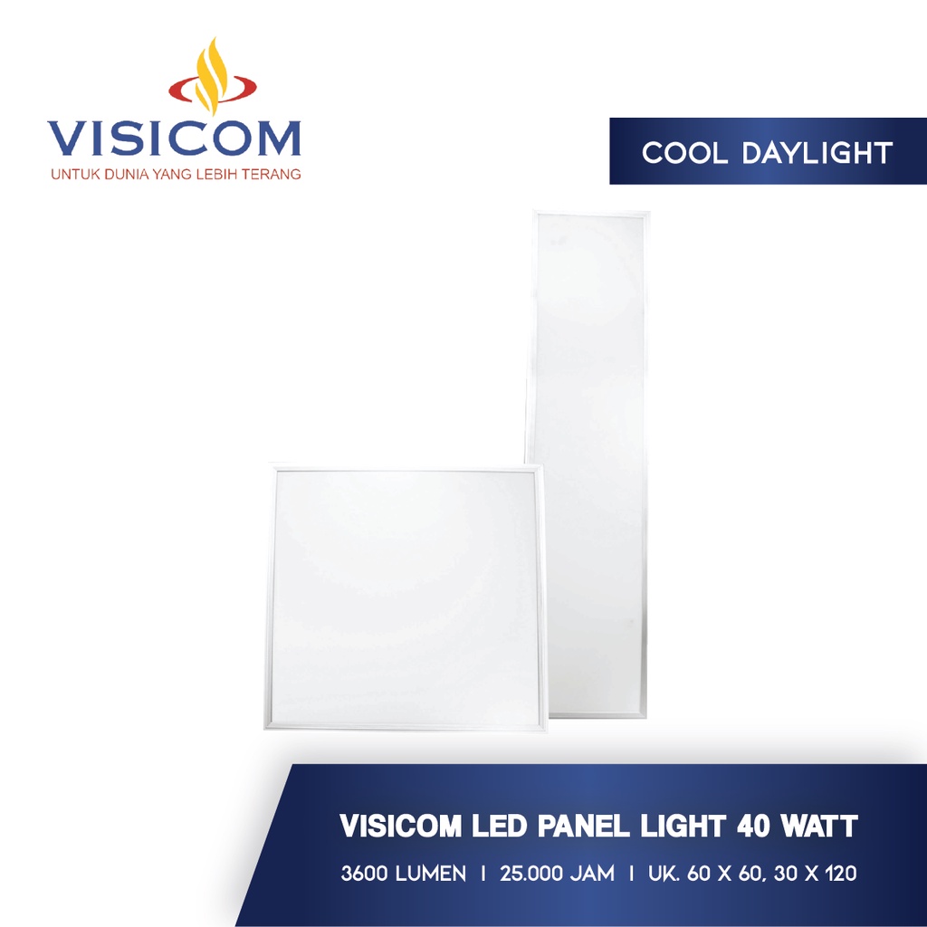 Jual VISICOM Lampu LED Panel Light 40 Watt | Shopee Indonesia