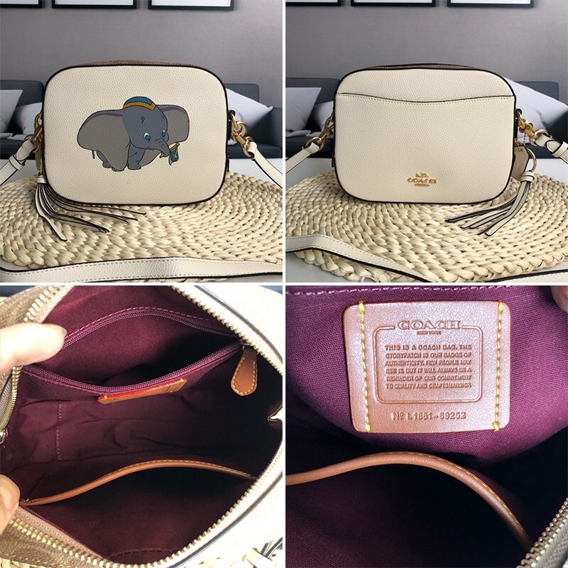 Jual Original 100 Disney X Coach Camera Bag With Dumbo Thumper Dalmatian 69252 69253 69173 Shopee Indonesia